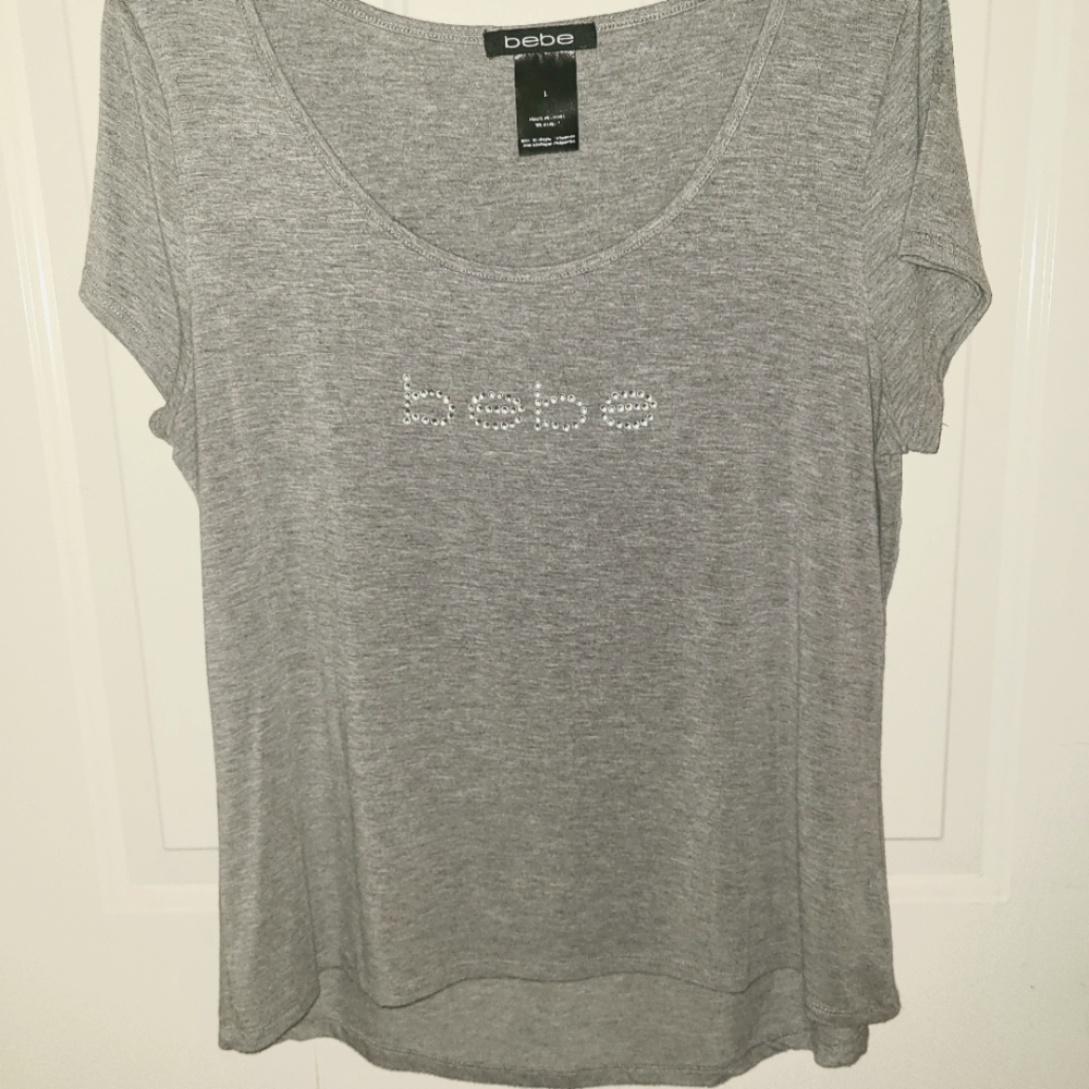 bebe Gray T-shirt